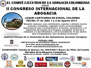 La Fundación Abogacía Española participa en el II Congreso Nacional de la Abogacía Colombiana