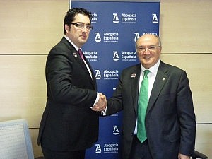 Día de la Abogacía Joven: Carlos Carnicer se reúne con el presidente de la CEAJ, David Diez Revilla