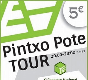 El “Pintxo Pote Tour”, un éxito de asistentes en la primera jornada del Congreso de la Abogacia en Vitoria