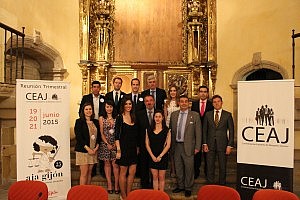 Se celebra la reunión trimestral de CEAJ en Gijón