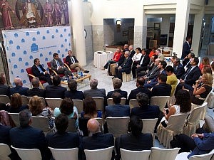 Catalá se reúne en el Colegio de Abogados de Málaga con miembros de Unión Profesional Málaga
