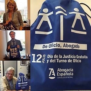 Día de la Justicia Gratuita en el Parlamento Europeo con los eurodiputados Rosa Estarás, Juan Fernando López Aguilar y Javier Nart