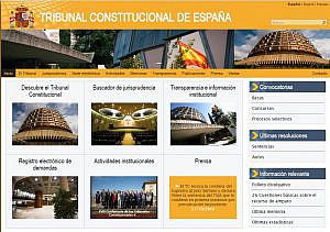 El Tribunal Constitucional estrena página web y sede electrónica