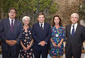 Homenaje de la Audiencia Provincial de Sevilla al Director General de la Guardia Civil