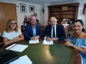El Colegio de Alicante y la asociación APSA firman un convenio para la atención jurídica de personas con discapacidad