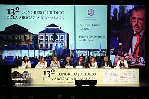 Inauguración en Marbella del 13º Congreso de la Abogacía ICAMÁLAGA, en el que participan más de 1.600 letrados