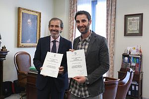 Dani Rovira, presidente de Honor de la sección de Derecho y Bienestar Animal del ICA Málaga