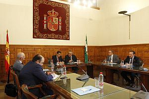 Reunión del Consejo Andaluz de Colegios de Abogados con el Presidente del TSJA