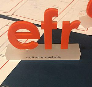 El Colegio de Abogados de Málaga recibe el certificado EFR en conciliación en el Ministerio de Sanidad, Servicios Sociales e Igualdad