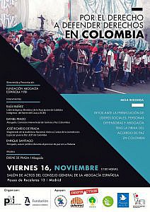 La Fundación Abogacía y PBI celebran la jornada “Por el derecho a defender derechos en Colombia”