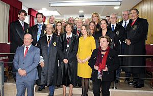 Los letrados Pilar Ramírez y Ángel Madera reciben en Jaén la Medalla al Mérito Colegial