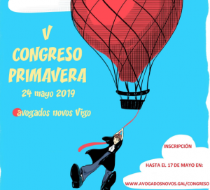 El V Congreso de Primavera de Avogados Novos de Vigo se celebrará el 24 de mayo