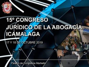 El 15º Congreso Jurídico de la Abogacía ICAMALAGA se celebra en Marbella el 17 y 18 de octubre