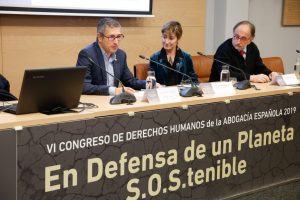 V. Ortega destaca en el Congreso de DDHH que la Abogacía está implicada en el reto inaplazable de la defensa del planeta