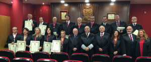 El Colegio de Abogados de Murcia entrega la medalla de oro de la institución a los colegiados con 50 años de ejercicio