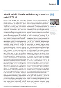 Scientific and ethical basis for social-distancing interventions against COVID-19