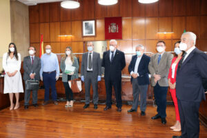 El Colegio de Abogados de Jaén participa en una reunión con los operadores jurídicos de Jaén para abordar la vuelta a la normalidad
