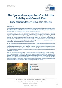 The ‘general escape clause’ within the Stability and Growth Pact: Fiscal flexibility for severe economic shocks