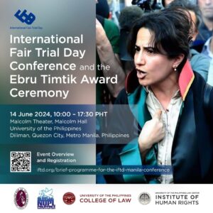 Conferencia por el Día Internacional del Derecho a un Juicio Justo y ceremonia de entrega del premio Ebru Timtik